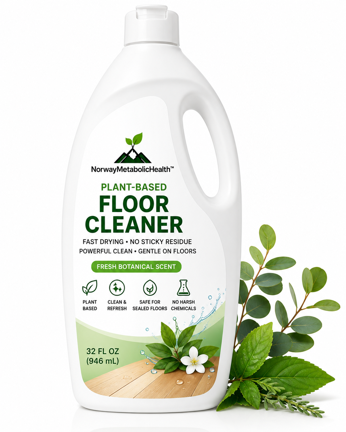 NorwayMetabolicHealth™ Plant-Based Floor Cleaner