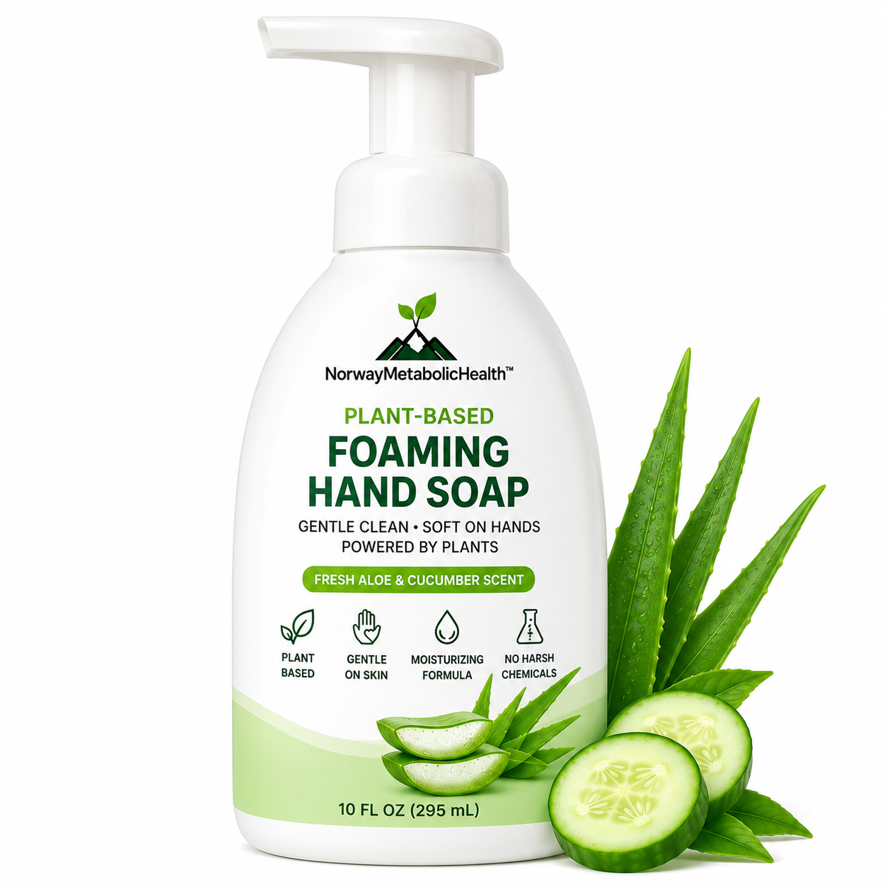 NorwayMetabolicHealth™ Plant-Based Foaming Hand Soap